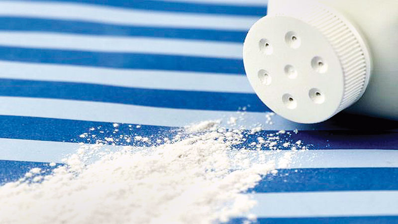 Is it safe to use talcum powder? 
