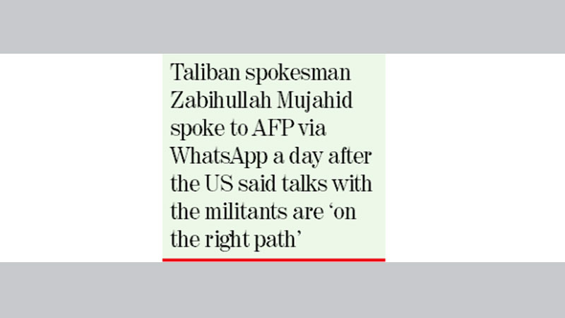 Trump ‘serious’ about Afghan withdrawal, says Taliban 