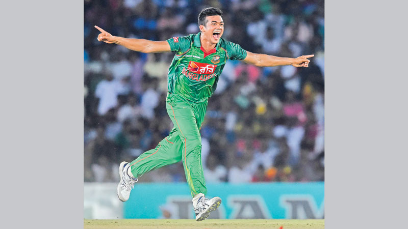 Taskin claims hat-trick in rain-washed 2nd ODI