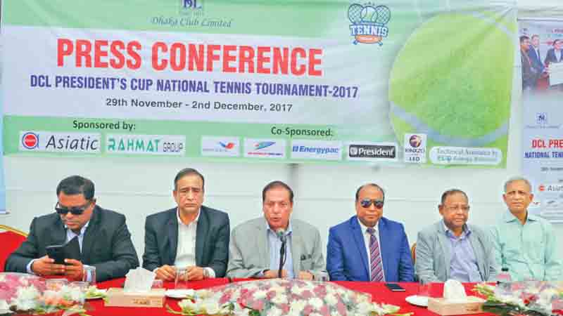 Dhaka Club President’s Cup Tennis begins