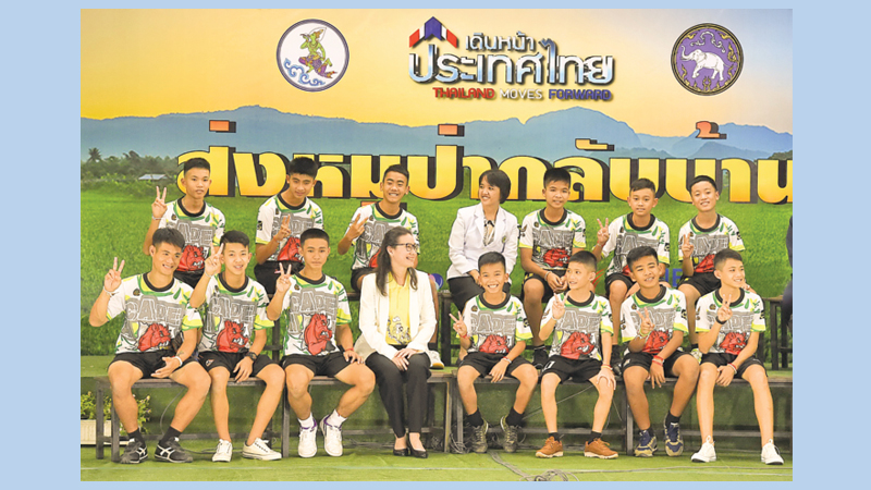 Thai boys speak of ‘miracle’ rescue after leaving hospital 