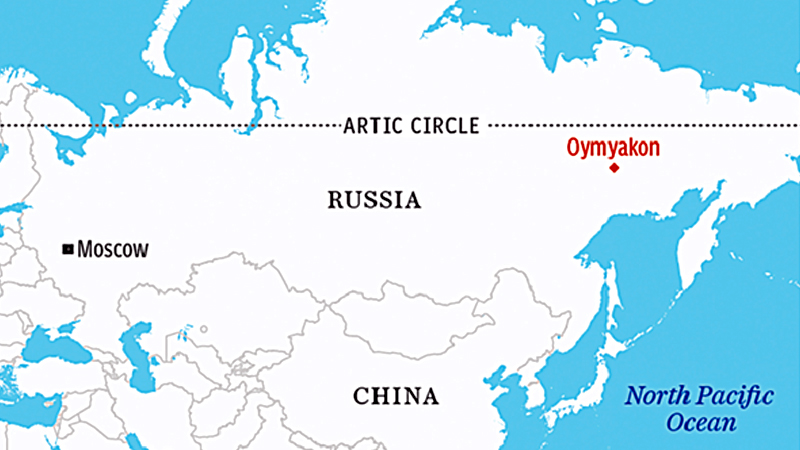 Thermometer in world’s coldest village breaks as temperatures plunge to –62C