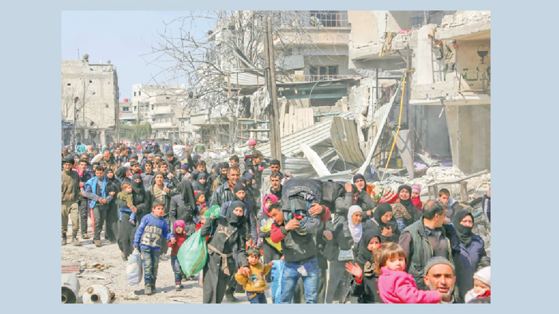 Thousands flee, 41 killed  in Eastern Ghouta