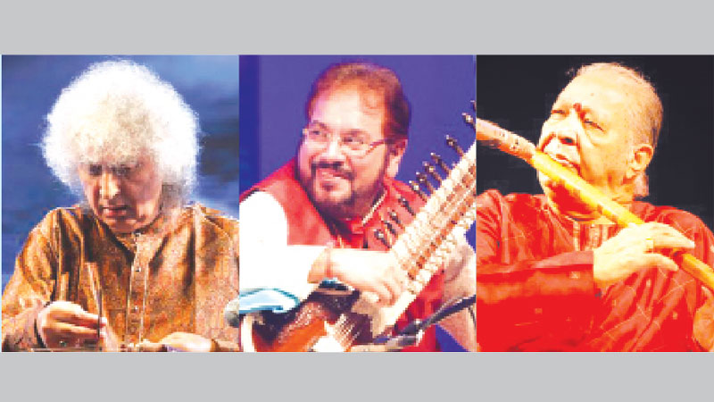 Three iconic maestros to perform last night