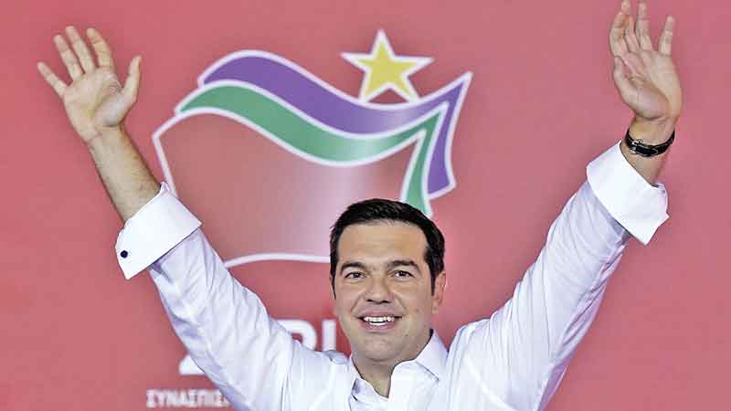 Thumping victory for Tsipras