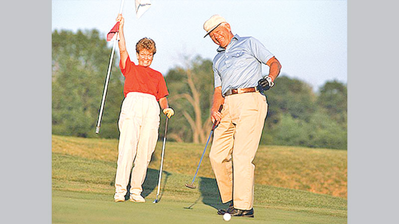 Time spent on the links 
may lengthen life
