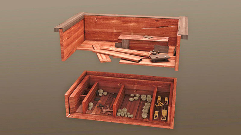 Tiny Looms and Weavers in Ancient Grave