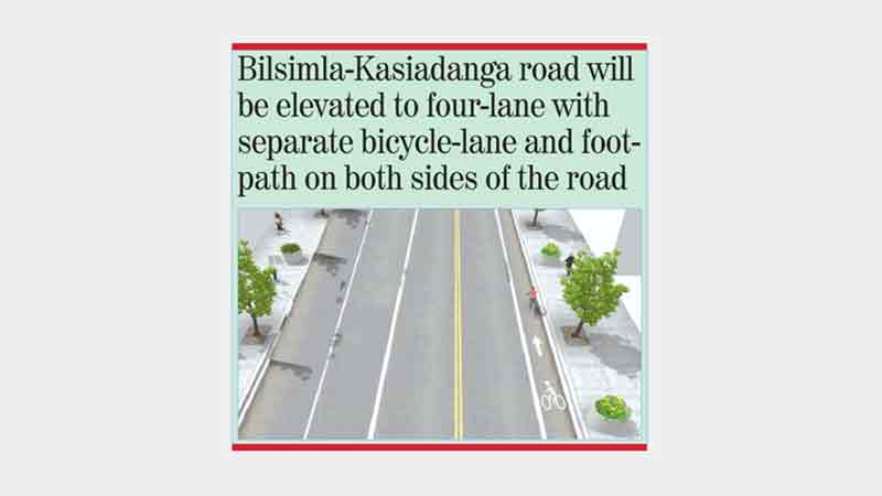 Tk 173 crore road uplift project being implemented