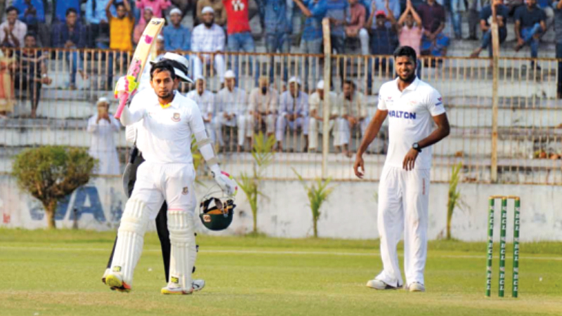 Ton-up Mushfiq halts North collapse