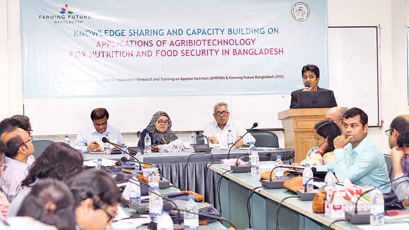 Training on applications
of agri-biotech held in city