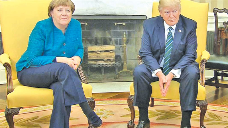Trump did to Merkel what men do to women all the time 