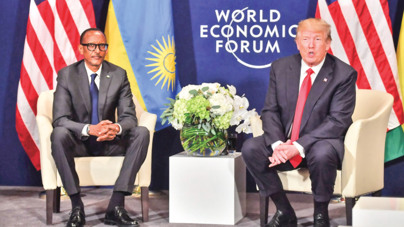 America first to sceptical Davos elite