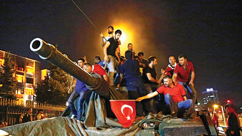 First anniversary of the 15 July coup attempt: Turkish people celebrate the victory of democracy