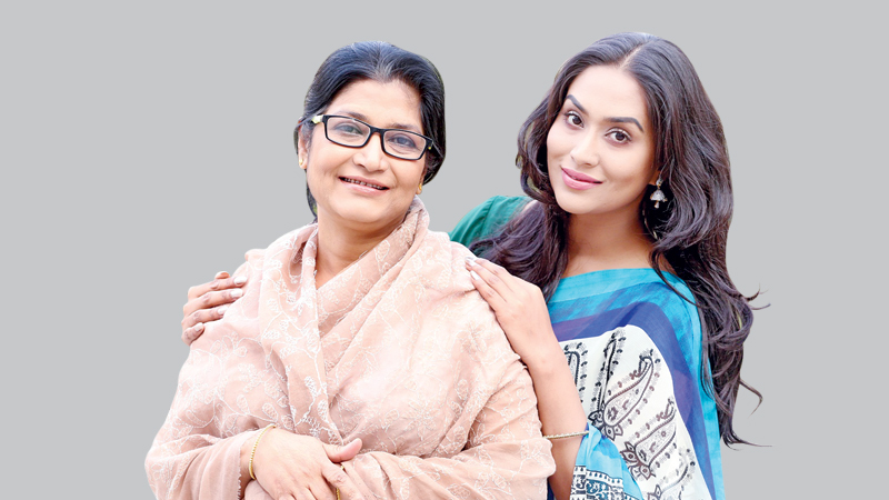 Two artistes from two generations in one frame