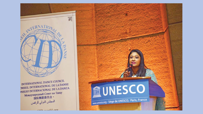 Pooja attends UNESCO International Dance Council 