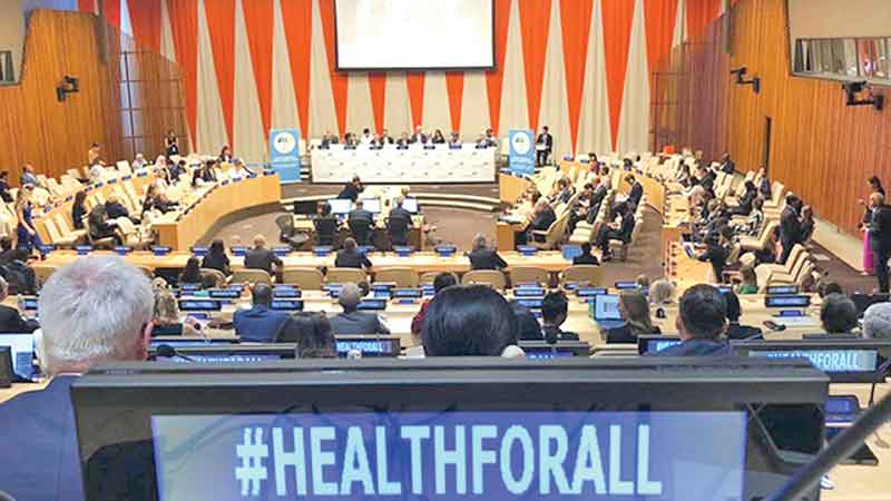 Political declaration on Health Coverage for All at UNGA