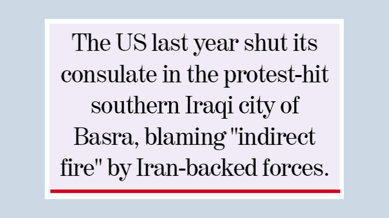 US orders non-emergency embassy staff to leave Iraq