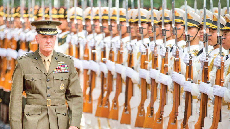 US military chief urges China to pressure North Korea
