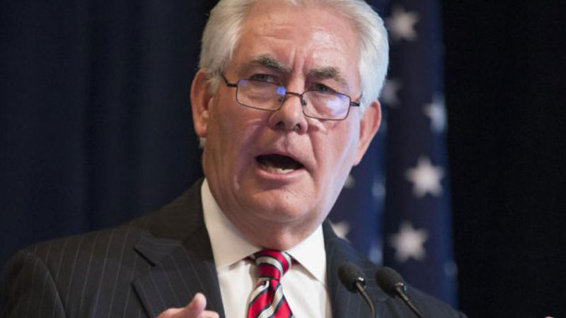 Tillerson speaks to Myanmar 
military chief