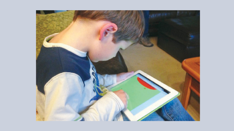 Use of touch screen hampers ability to hold pencils