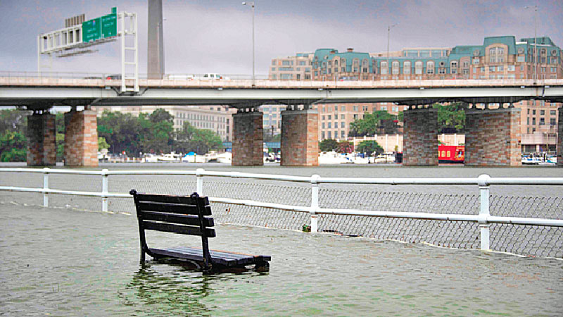 Washington DC hit by torrential rain, flooding