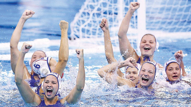 US, Hungary advance to water polo semis