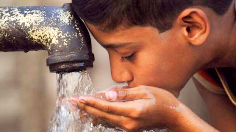 Scarcity of drinking water