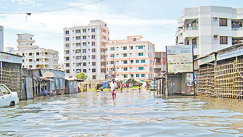 Experts warn worse waterlogging woes in Dhaka