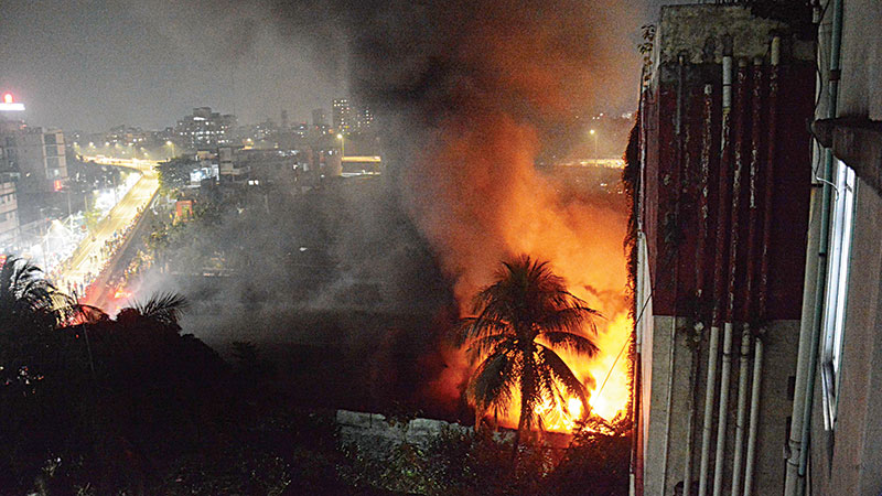 Take caution from Wednesday’s fire 
