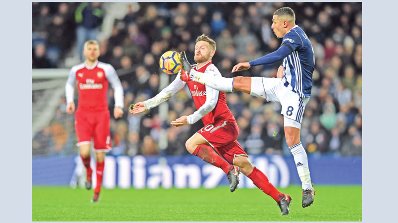 Wenger party spoiled by late West Brom leveller