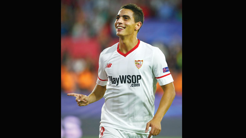 Yedder hat-trick eases 
Sevilla past Maribor