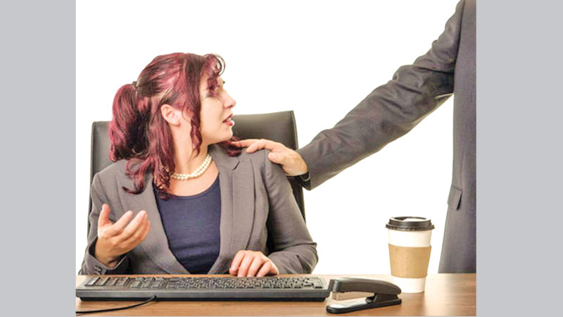 Working women victims 
of sexual harassment
