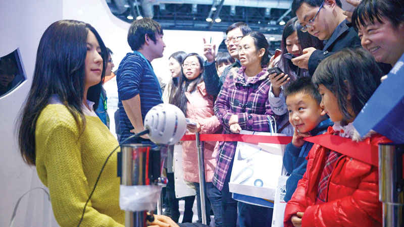 China dreams of electric 
sheep at robot conference