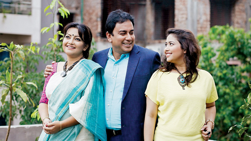 Zahid Hasan, Nowshin, Bhabna together in Eid tele-drama