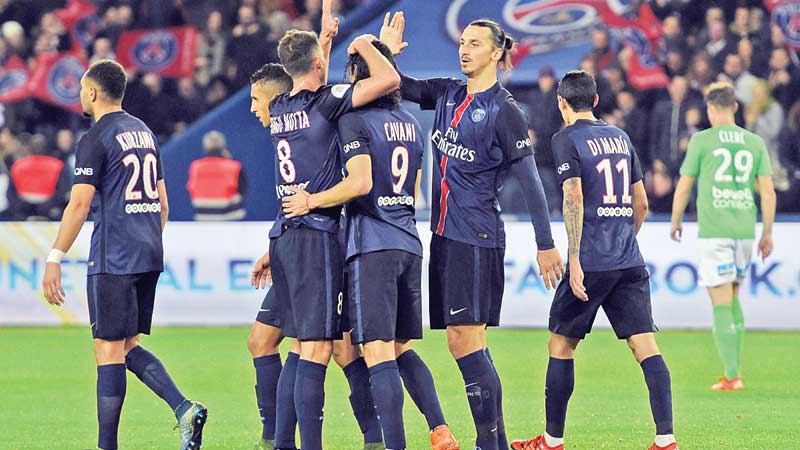 PSG stretch lead in French Ligue One