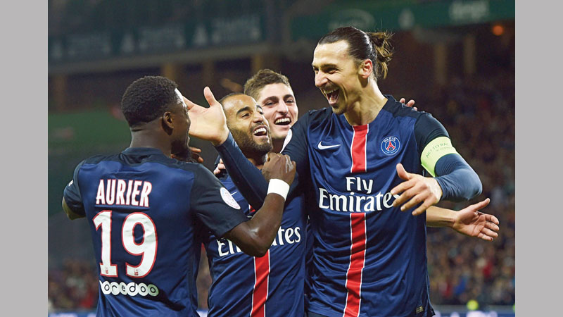 Ibrahimovic steers Paris into record books 