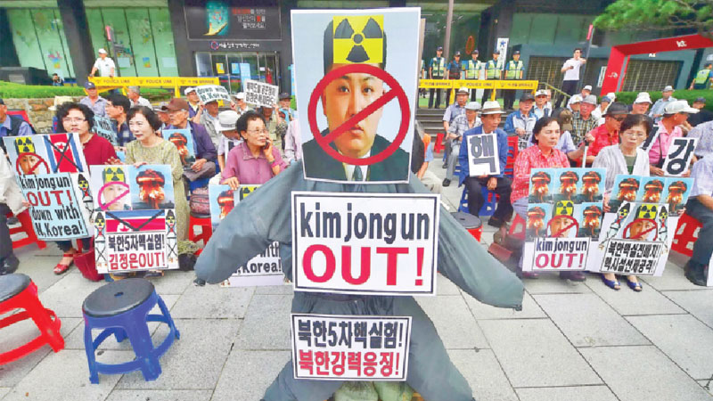 N Korea says nukes are defence against US ‘blackmail’