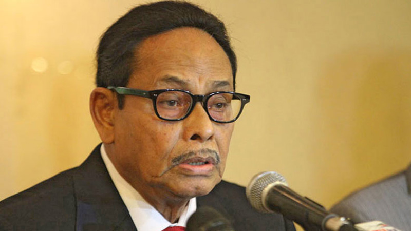 Ershad off to Singapore for health checkup