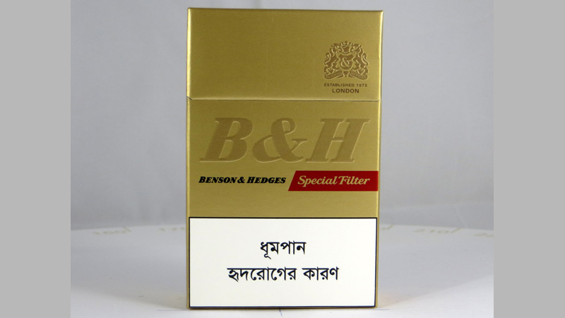 Pictorial health warnings on cigarette packs