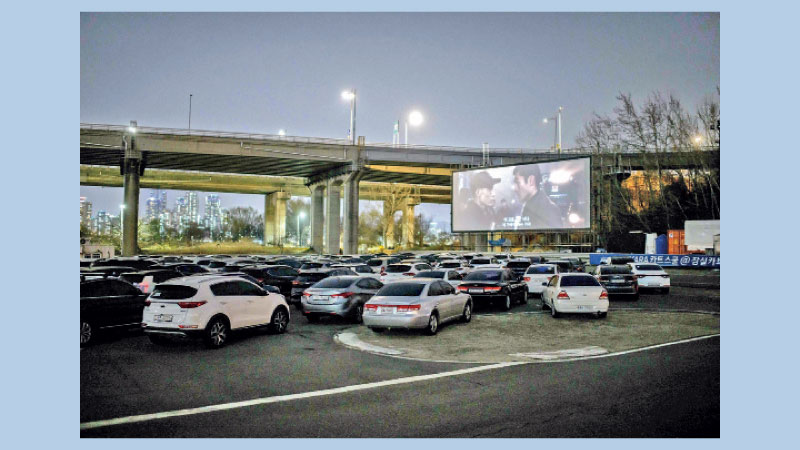 South Korea drive-in cinemas enjoy sales boom over virus fears