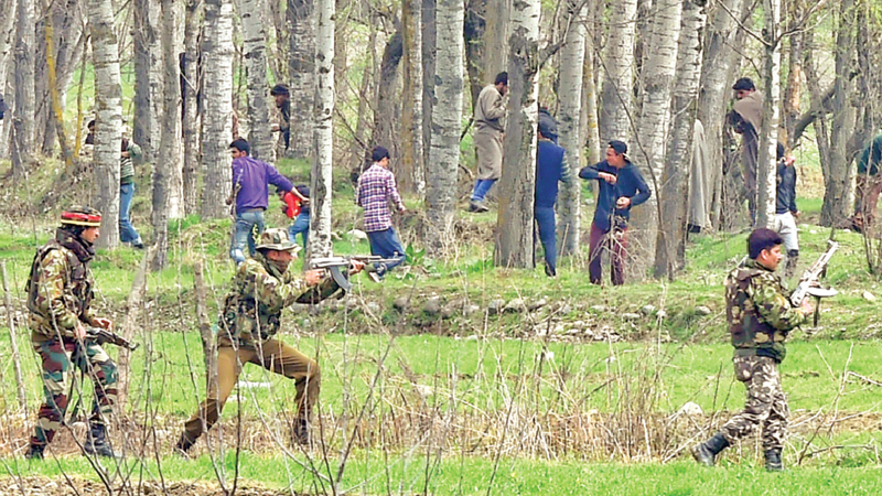 Four killed in clashes in Kashmir