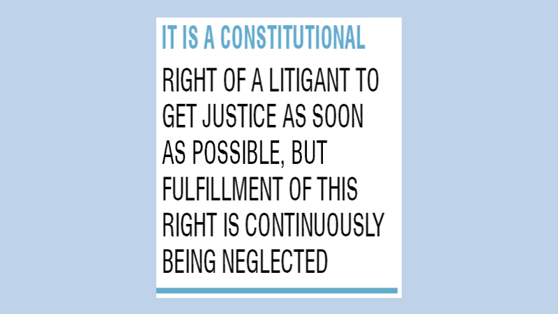 Backlog of cases must be cleared 