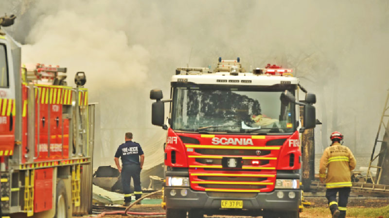 Out-of-control bushfires rage in Australia