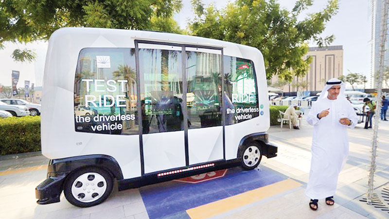 Dubai debuts 10-seat driverless vehicle