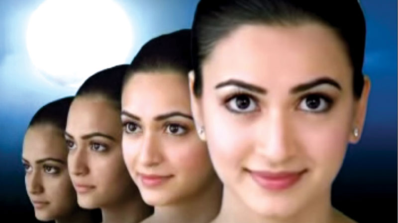 Disturbing fixation with fair skin 