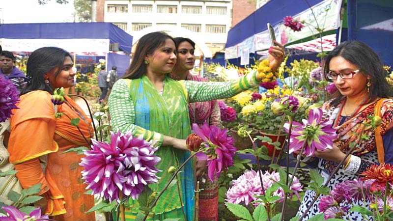 3-day flower fair begins in Rajshahi