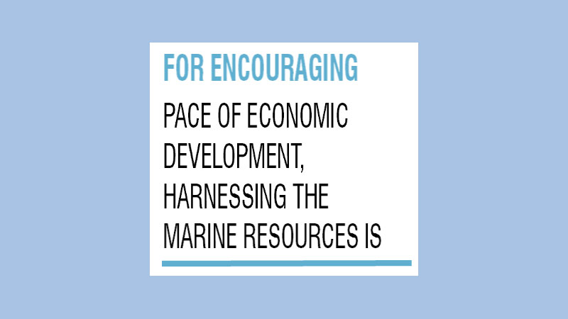 Economic prospects 
of the sea