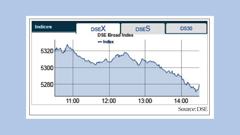 Price fall in large-cap drives stocks further down