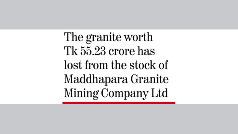 Now, 3.60 lakh tonnes of granite ‘disappears’