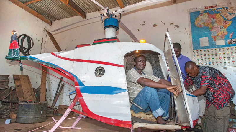 Hope sky high for homemade Malawi helicopter
